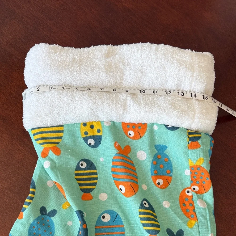 Colorful Fish Print Cat Sleeping Bag/Bed